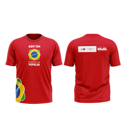 Camisa Farmácia Popular 100% Algodão