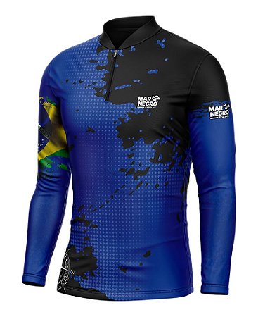Camiseta de Pesca UV Clean Mapa Marnegro