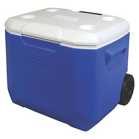 Cooler 60QT/56,7L Vermelho com Rodas Coleman