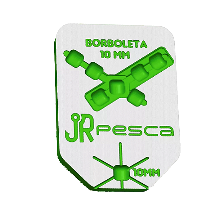 Kit Molde Borboleta 10 Antenas e Manhosos JR Pesca