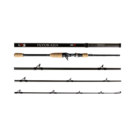 Vara de Pesca Invokada Lumis 04-12lbs 1 Parte 190cm Carret