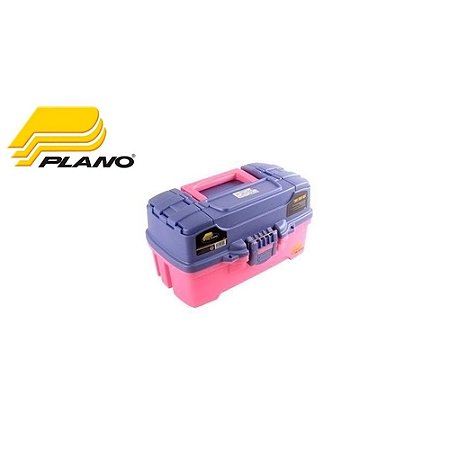 Caixa Plano 6202-92 Com 2 Bandejas Rosa