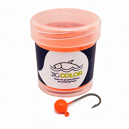 JigColor Tinta para Jig-head Keep Fishing - Laranja Neon
