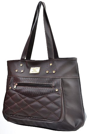 Bolsa Feminina Em Courino Modelo De Ombro SN32