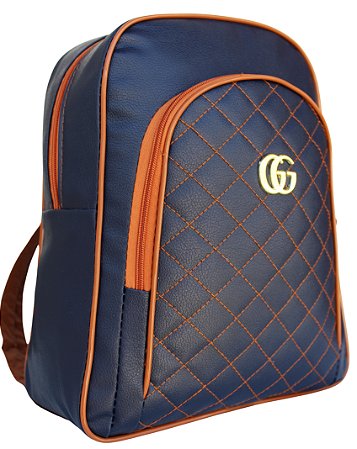 Mochila Feminina Em Courino Moda Blogueira SN58