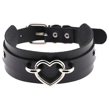 Coleira Colar Chocker Coração