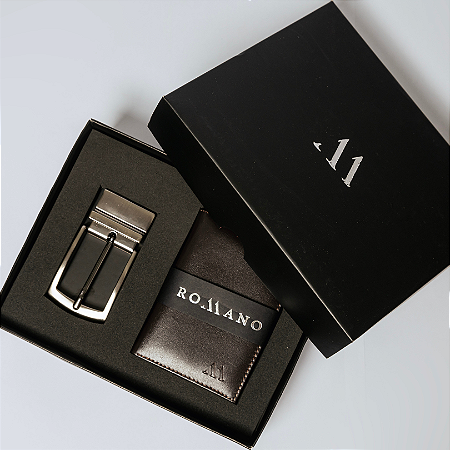 KIT ROMANO 24001 - CINTO + CARTEIRA
