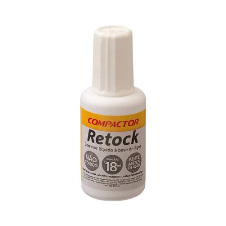 Corretivo Líquido 18ML Retock - Compactor