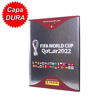 Álbum De Figurinhas Copa Do Mundo 2022 Qatar Capa Dura Prata - Panini