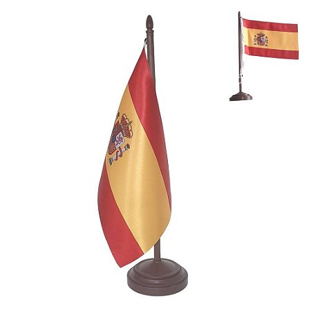 Bandeira De Mesa País Espanha - FDB