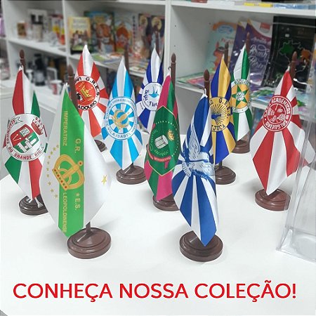 Bandeira De Mesa Escolas de Samba Rio De Janeiro - FDB - Risca e Rabisca -  Presentes e Papelaria