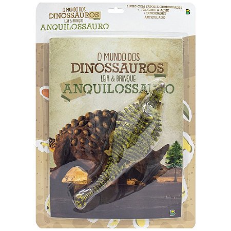 Livro Com Brinquedo O Mundo Dos Dinossauros: ANQUILOSSAURO Todolivro - BrasiLeitura
