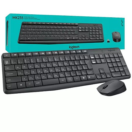 KIT TECL+MOUSE S/FIO MK235 LOGITECH