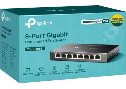 SWITCH 8P 10/100/1000 GIGABIT TL-SG108E TP-LINK