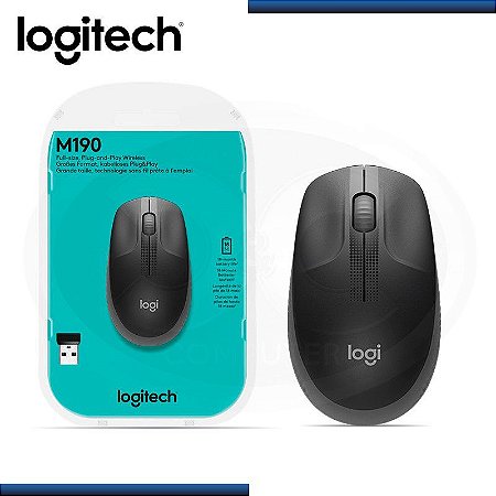 MOUSE S/FIO M190 PRETO LOGITECH - GiTech Informática