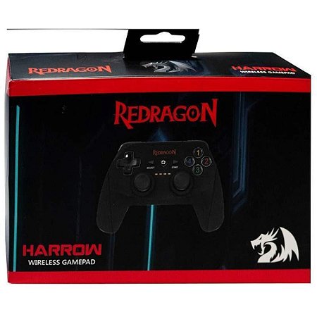 CONTROLE SEM FIO PC PS3 HARROW G808 REDRAGON