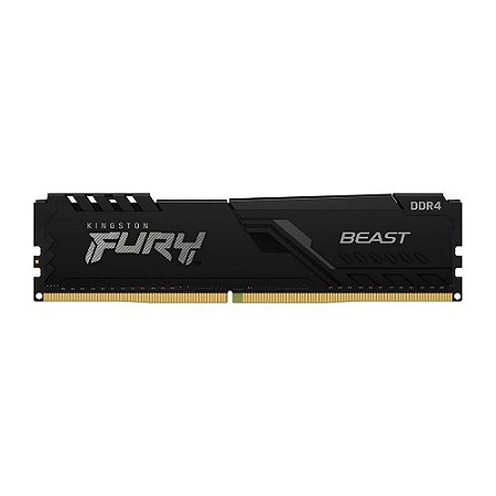 MEMORIA 8GB DDR4 3200 FURY BEAST KF432C16BB/8 KINGSTON PRETO