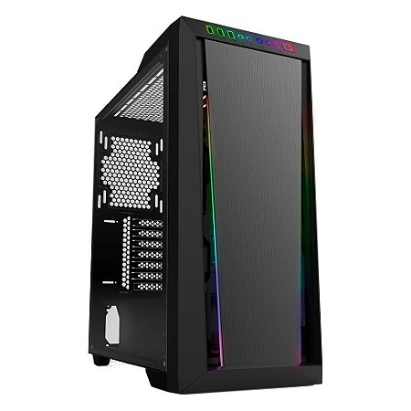 GABINETE GAMER ARGUS M2 PRETO GAMDIAS