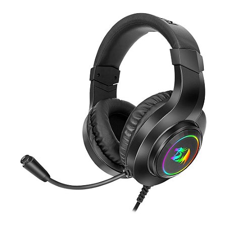 HEADSET P2 USB GAMER HYLAS H260RGB PRETO REDRAGON