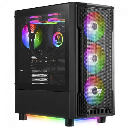 GABINETE GAMER ATHENA M6 SEM FAN PRETO GAMDIAS