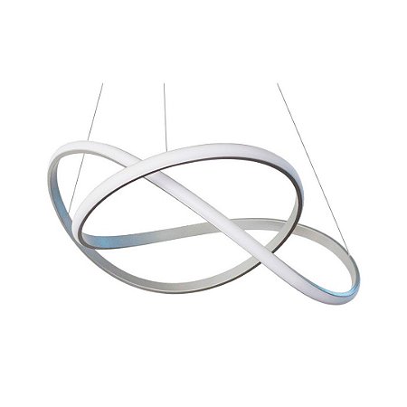 PENDENTE PRATA EM LED 3000K - 60W