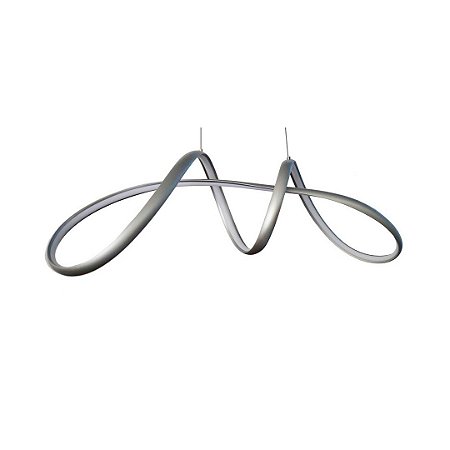 PENDENTE PRATA EM LED 3000K - 40W