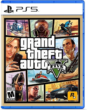 GTA V (Grand Theft Auto V) - PS5 (Mídia Física) - Novo, Lacrado