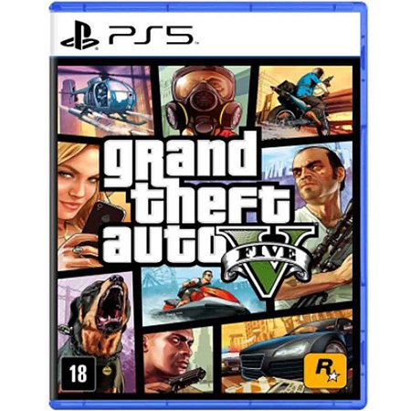 GTA V (Grand Theft Auto V) - PS5 (Mídia Física)