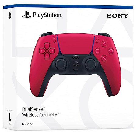 Controle PS5 DualSense - Cosmic Red - Original Sony