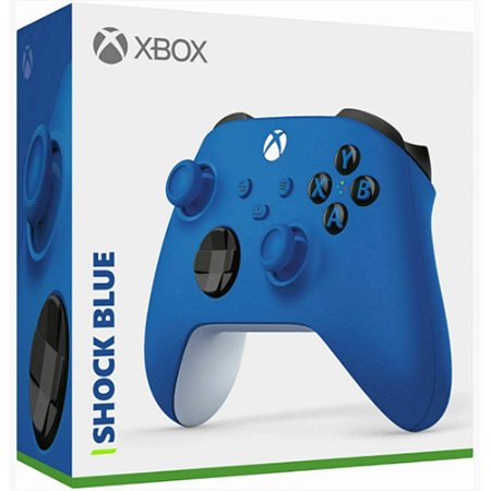 Controle Xbox-Series S, X, One - Shock Blue - Azul