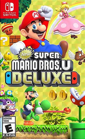 New Super Mario Bros U Deluxe - Switch (Mídia Física)