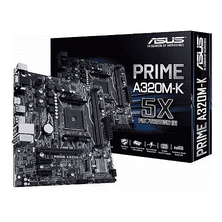 Placa Mãe Asus Prime A320m-k Amd AM4 DDR4