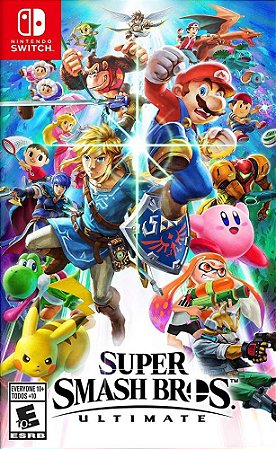 Jogo Mídia Física Super Smash Bros Ultimate Nintendo Switch