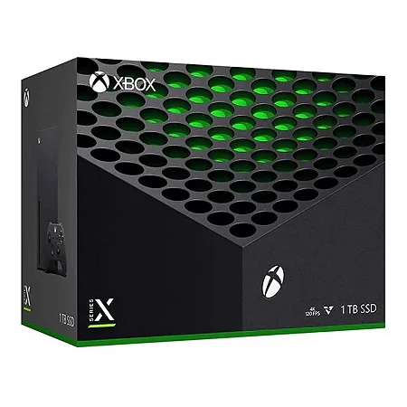 Xbox Series X, 1TB, Com 1 Controle, Com Caixa, Seminovo