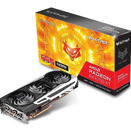 Placa de Vídeo Radeon RX 6700 XT, 12GB, GDDR6, Sapphire Nitro, AMD RDNA 2