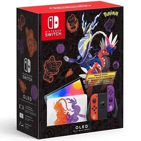 Nintendo Switch Oled, Edição Pokémon Scarlet and Violet (Novo, Lacrado)