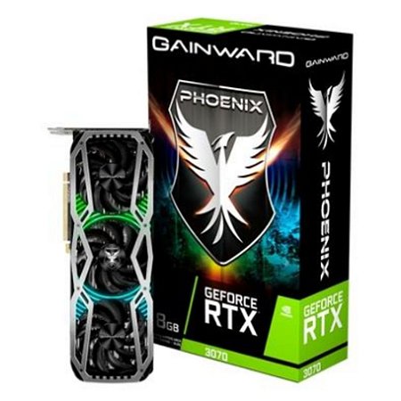 Placa de vídeo GeForce RTX 3070, 8GB, GDDR6, Gainward, Phoenix, NVIDIA