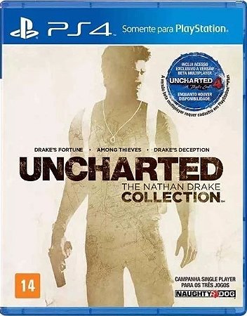 Uncharted The Nathan Drake Collection - PS4 (Mídia Física) - USADO