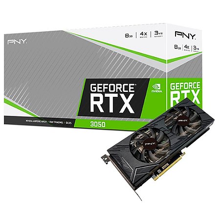 Placa de vídeo GeForce RTX 3050, 8GB, GDDR6, XLR8 Gaming Revel Epic-X PNY, NVIDIA