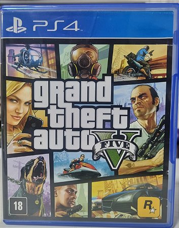 GTA V (Grand Theft Auto V) - PS4 (Mídia Física) - USADO