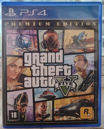 GTA V (Grand Theft Auto V) - PS4 (Mídia Física) - USADO