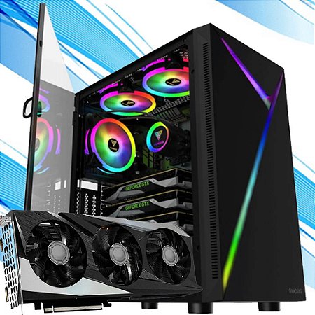 PC Gamer M7, Ryzen 7  8700G, RTX 4070 Ti, 16GB DDR5, 500GB SSD NVMe, Gabinete Lateral de Acrílico