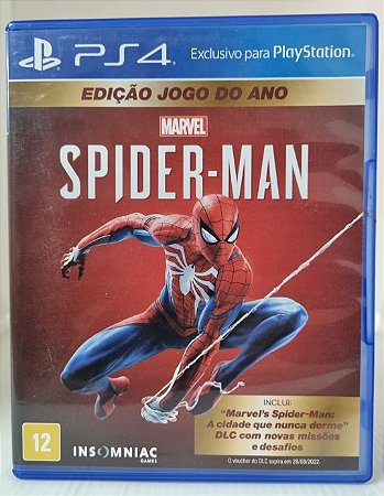 Marvel's Spider Man (Homem Aranha) - PS4 (Mídia Física) - USADO