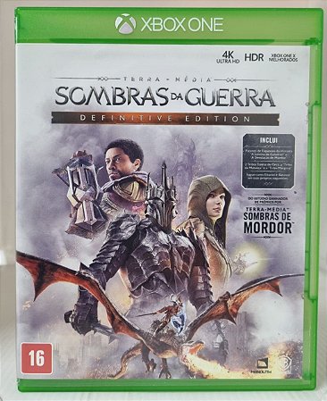 Sombras da Guerra Definitive Edition - Xbox One (Mídia Física) - USADO