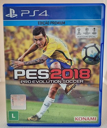 Usado: Jogo Pro Evolution Soccer 2018 - Edição Premium - PS4 em