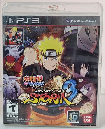 Naruto Ultimate Ninja Storm 3 - PS3 (Mídia Física) - USADO