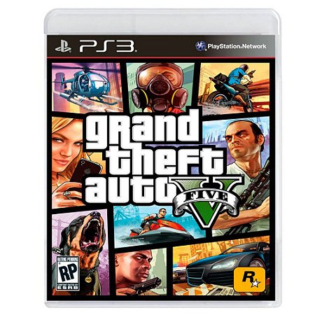 Grand Theft Auto V Premium Edition PS4 (GTA 5) (Novo) (Jogo Mídia