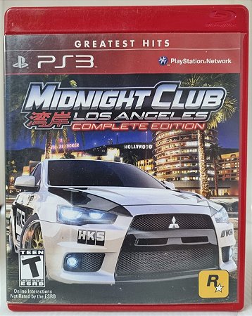 Midnight Club Los Angeles - PS3 (Mídia Física) - USADO