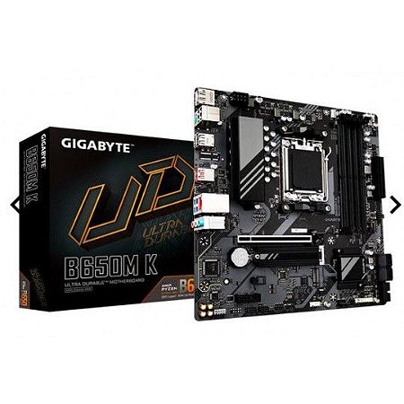 PLACA MAE GIGABYTE B650M K, DDR5, SOCKET AM5, CHIPSET AMD B650, B650M-K