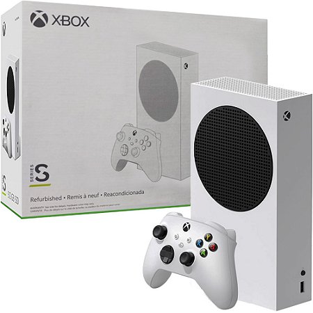 Xbox Series S, 512GB SSD, Branco, Remanufaturado Certificado Oficial Microsoft